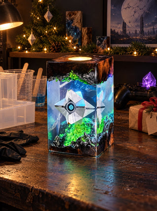Handmade Destiny Resin Lamp