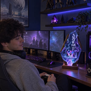 Handmade Destiny Resin Lamp